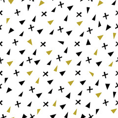 seamless geometric pattern on a white background