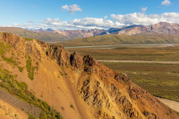 Scenic Denali National Park Alaska Landscape