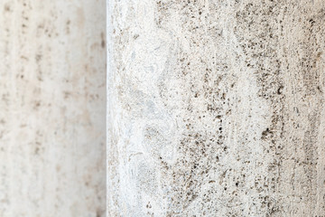 Limestone column background.