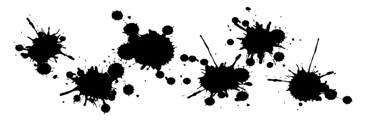 ink blobs design