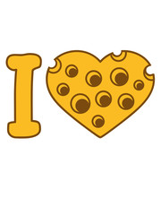 löcher i love herz liebe käse gauda comic cartoon design cool lecker hunger essen leibspeise frühstück mittagessen koch kochen köstlich