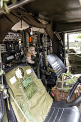Military Transport Truck Combat Ready - Interior View