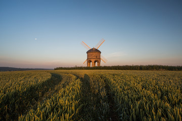 Old windmill on the hill Chesterton Warwickshire England UK