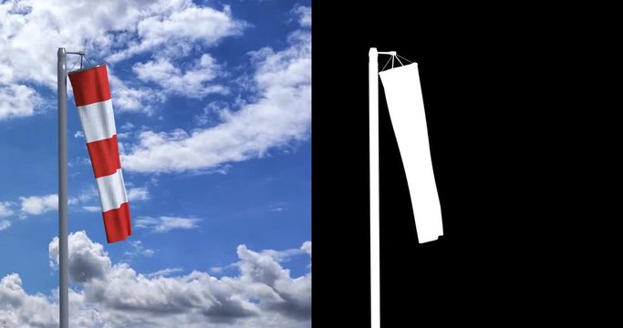 Windsock animation with alpha mask