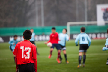 Fototapeta premium Football Japanese Team