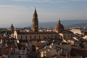 Cityscape view of Florence
