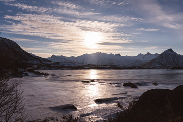 Frozen ocean