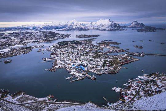 Norway fishing village