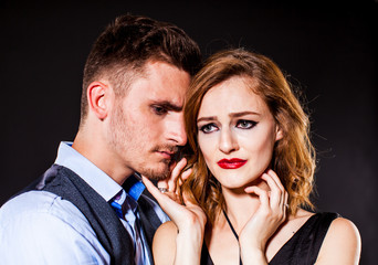 Dramatic scene for lovers