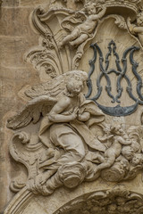 Angels, ornaments and sculptures of Gothic style, Spanish Ancient Art