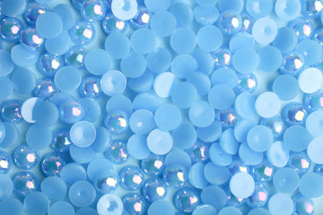 Set of blue beads