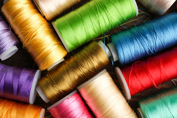 Set of multi-colored thread
