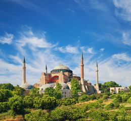 Fototapeta na wymiar St. Sofia Mosquel , Istanbul, Turkey