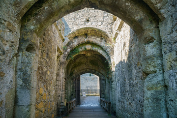 Fototapeta na wymiar The historical runis - Portchester Castle