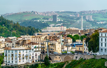 Naklejka premium Skyline of Constantine, a major city in Algeria