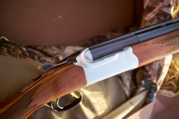 Detail of Wooden Shotgun