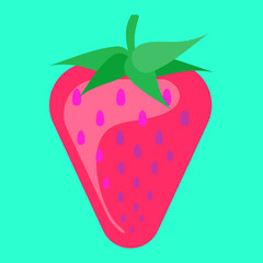 Strawberry Fruit Vector