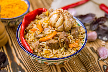 pilaf with beef