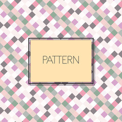 Fototapeta premium Design of modern pattern with geometric shapes, colorful design. vector illustration