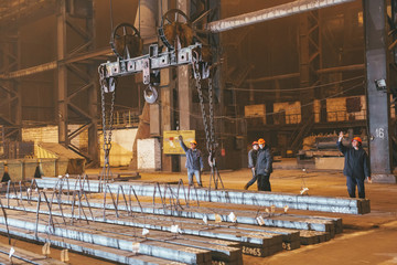 Warehouse metal blank. Electroplating plant for the metal.