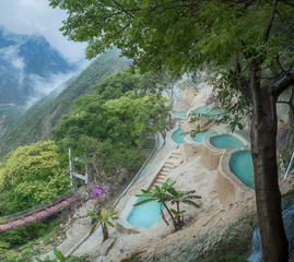 caves of Tolantongo, panoramic view (Tolantongo caves), Hidalgo. Mexico