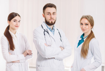 Fototapeta premium Portrait of doctors.