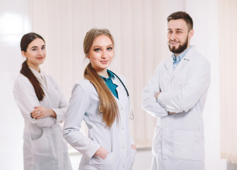 Fototapeta premium Portrait of doctors.