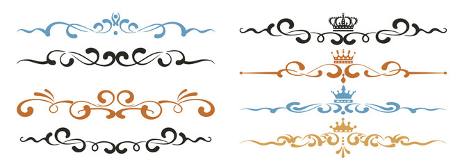 Calligraphy, design elements