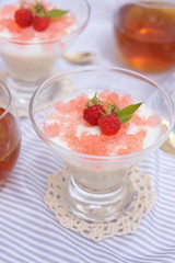 練乳ミルクのデザート