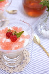 練乳ミルクのデザート