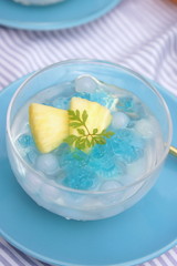  タピオカのゼリー・ブルーハワイ 