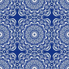 Unique, abstract geometric pattern. Seamless vector illustration. For design, wallpaper, happy background