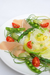 春キャベツと新たまねぎのコールスローサラダ