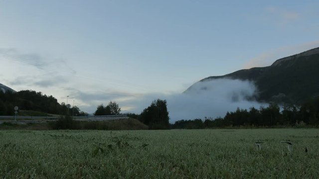 Timelapse around 4am in Norway near Oslo.