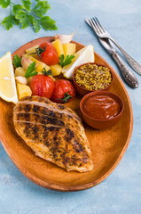 Fried chicken breast