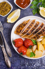 Fried chicken breast