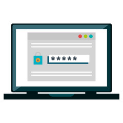 laptop computer with password