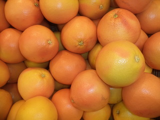 fresh ripe grapefruit