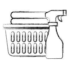 laundry service basket equipment
