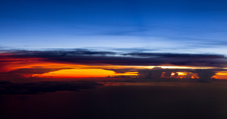 Fototapeta na wymiar South East Asia sunset