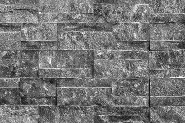 Background with gray brick stone