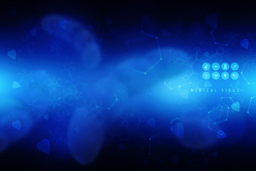 2d illustration Abstract futuristic electronic circuit technology background
