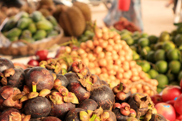 Local Market in Siem Reap, Selling Vegetables and Fruits, and Groceries.