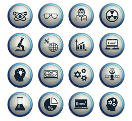 science icon set