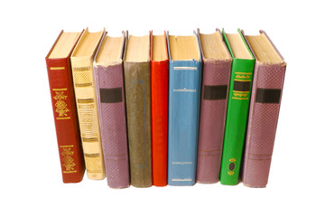 Naklejka premium large piles of old books