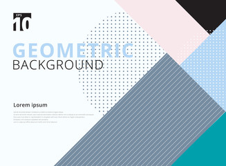 Template geometric pattern trendy abstract background.