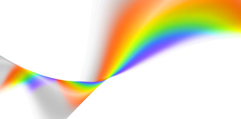 regenbogen wellen abstrakt zeichen konzept
