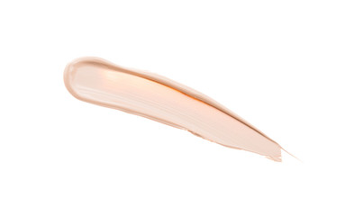 Cosmetic Liquid Foundation Isolated on White Background.