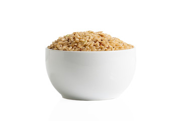 Brown rice and quinoa in a cup