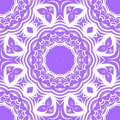 Unique, abstract floral color pattern. Seamless vector illustration. For design, wallpaper, background, print